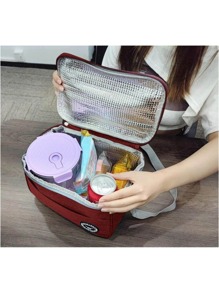 Lonchera Térmica Para Alimentos, Frío Y Calor - Rojo - Ver 2