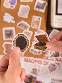 60 cái Nhãn dán hỗn hợp hoa văn các loại, Decal hiện đại cho học sinh - Nhiều màu - Xem 7