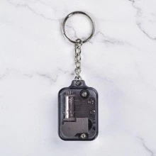 móc khóa hộp nhạc quyến rũ sáng tạo - màu đen - Xem 1