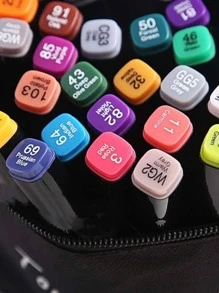 80pcs Mixed Color Marker Pen - Multicolor - View 3
