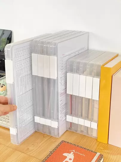 1 pieza Portada de archivo transparente