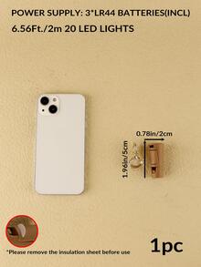 1Pc 20Led Dây Đồng Câu Chuyện Cổ Tích Dây Sáng Tạo Thiết Kế Bình Trang Trí Nhà Đảng Dây Đèn - Nhiều màu - Xem 7