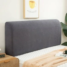 1 件装玉米绒床头罩，高弹力蓬松防脏卧室床头板罩，柔软亲肤