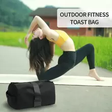 1 pieza Bolsa de entrenamiento con cremallera y correa ajustable para viajes