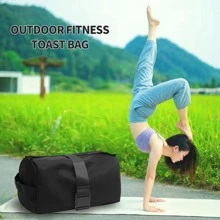 1 pieza Bolsa de entrenamiento con cremallera y correa ajustable para viajes