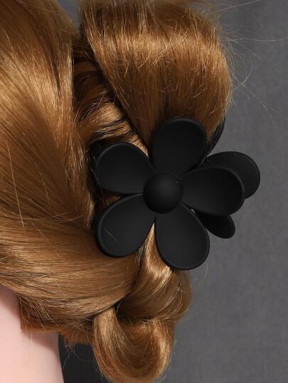Garra de pelo con diseño de flor