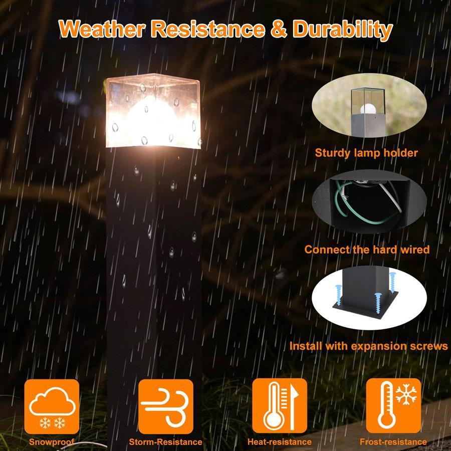 Landscape Path Lights with E26 Bulb Base(Bulb not Included) Modern