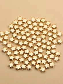 100pcs Star Design Bead - Yellow Gold - View 4