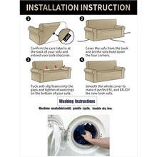 1 tấm bọc ghế sofa in hình đồ họa & 1 tấm đệm không có chất độn - Nhiều màu - Xem 7