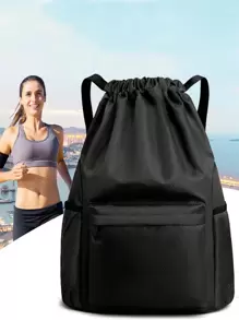 Balo rút dây thời trang đi học thể dục thể thao cắm trại Balo rút dây thông thường Balo đi học, Balo đi học, đi du lịch, đại học, đi làm Túi thể thao nhẹ Balo đen Balo ký túc xá đại học Ví ngoài trời tiện dụng cho Lễ Tạ ơn Balo máy tính ngày lễ Túi mùa hè Túi nghỉ xuân Balo du lịch phải có Túi lớn Đồ dùng học tập Balo du lịch Phụ kiện cắm trại - màu đen - Xem 2