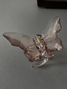 6 piezas Garra de pelo con diseño de mariposa - Multicolor - Ver 6