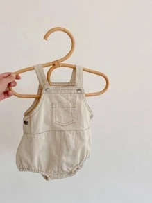 Baby Girl Summer Bodysuit Denim Overalls, Spring And Autumn Wearable, Cool Jumpsuit Outfit