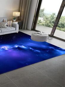 1 Thảm Galaxy In Hình, Polyester Hiện Đại Chống Trơn Trượt Thảm Trải Sàn Cho Phòng Khách Và Phòng Ngủ - Nhiều màu - Xem 3