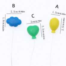 6 cái Thủ công trang trí thiết kế đám mây & bóng bay - Nhiều màu - Xem 5