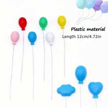 6 cái Thủ công trang trí thiết kế đám mây & bóng bay - Nhiều màu - Xem 3