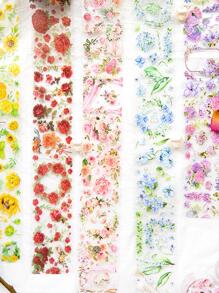 1 băng keo Washi in hoa - Nhiều màu - Xem 5