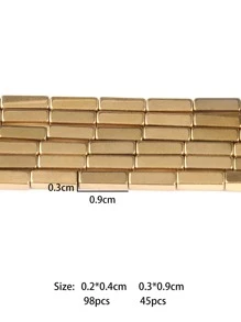 釘珠DIY首飾配件 - 金黃色 - 查看 3