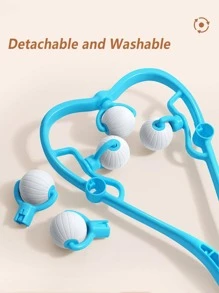 頸部按摩滾輪 - 藍色 - 查看 4