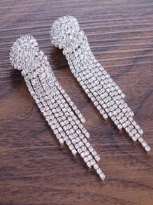 قطعتان من إكسسوارات الزفاف والعروس المتعددة الاستخدامات، أقراط وكليبسات أذن باللون الذهبي والأبيض، أقراط نسائية مناسبة للفساتين الرسمية وفساتين الزفاف، مجوهرات رأس بالطراز الأوروبي والأمريكي، أقراط/كليبسات أذن مزينة بالراين ستون والشرابات