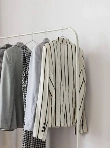 10pcs Plain Non-slip Hanger - Baby Blue - View 2