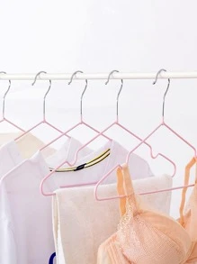 10pcs Plain Non-slip Hanger - Baby Blue - View 7