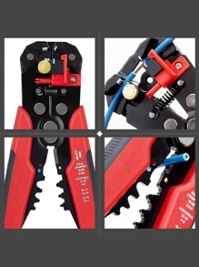 1入組碳鋼切割鉗，現代家用剝線鉗 - 紅色 - 查看 9