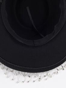 Mujer Sombrero - Negro - Ver 5