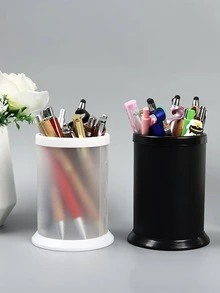 1入組素色筆筒 - 白色 - 查看 3