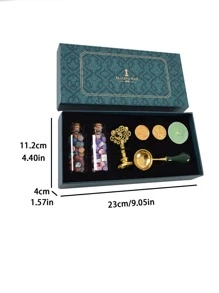 1set Wax Seal Stamp - Dark Green - View 7