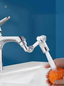 1PC ABS Mở Rộng Vòi, Modernist Mở Rộng Vòi Xoay 1080° Cho Nhà Bếp - Bạc - Xem 2