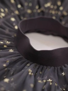 1pc Women Star Decor Fashionable Petticoat For Wedding - Grey - View 3