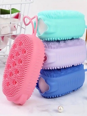 1入組矽膠洗澡刷