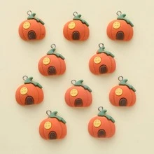 10入組橘色DIY吊墜 - 彩色 - 查看 2