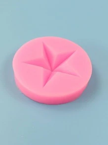 1入組DIY矽膠創意隨機色星形設計矽膠模具適用於DIY - 彩色 - 查看 3