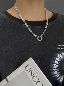 Nhẫn nam, dây chuyền trang trí, quà tặng thời trang phong cách Punk, sản phẩm phổ biến cho vẻ ngoài sành điệu, cá tính. - Bạc - Xem 3