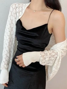 女性披肩 - 白色 - 查看 3