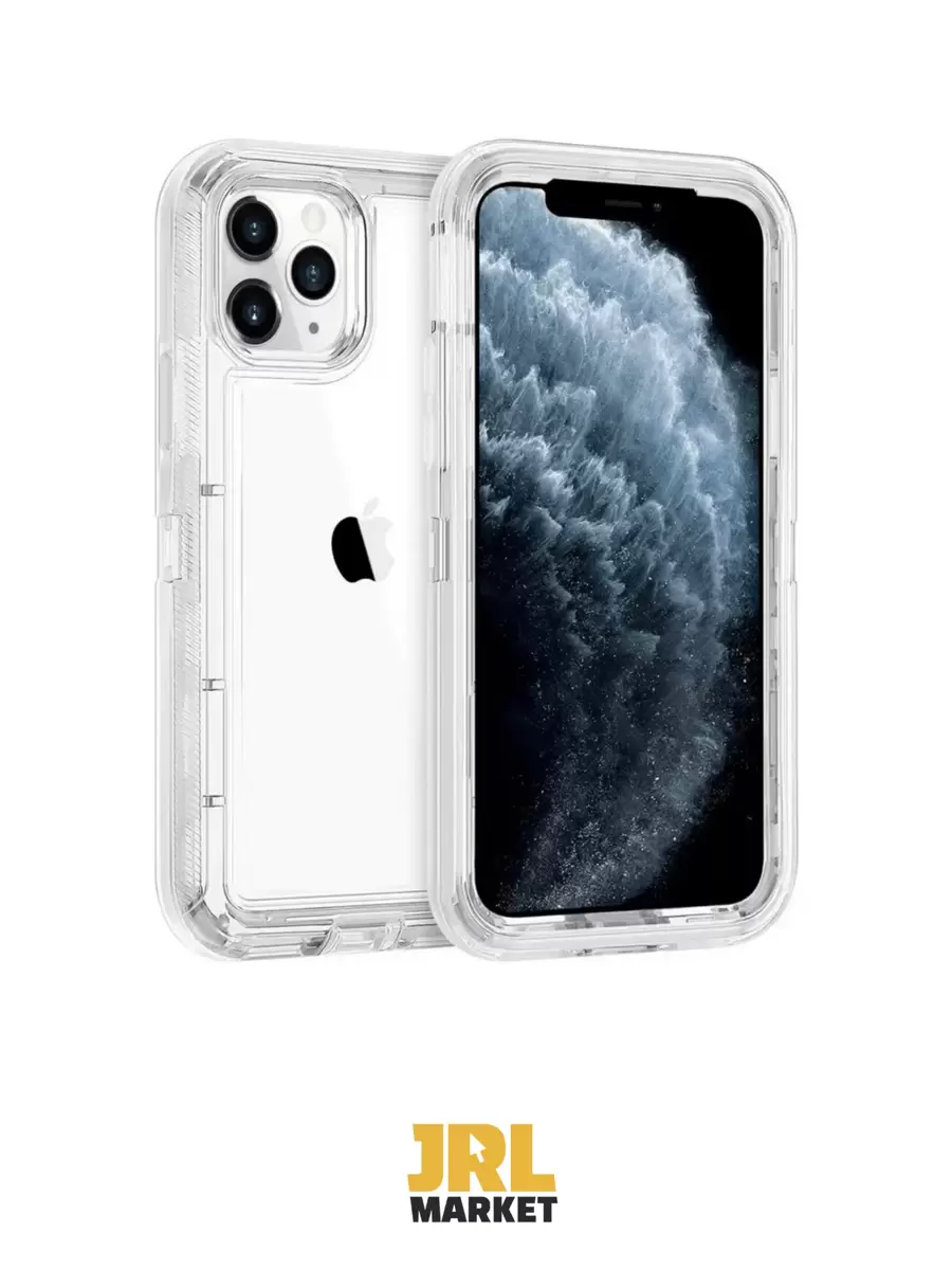 Funda para XIAOMI REDMI 10C uso rudo 360 transparente - transparente - Ver 1