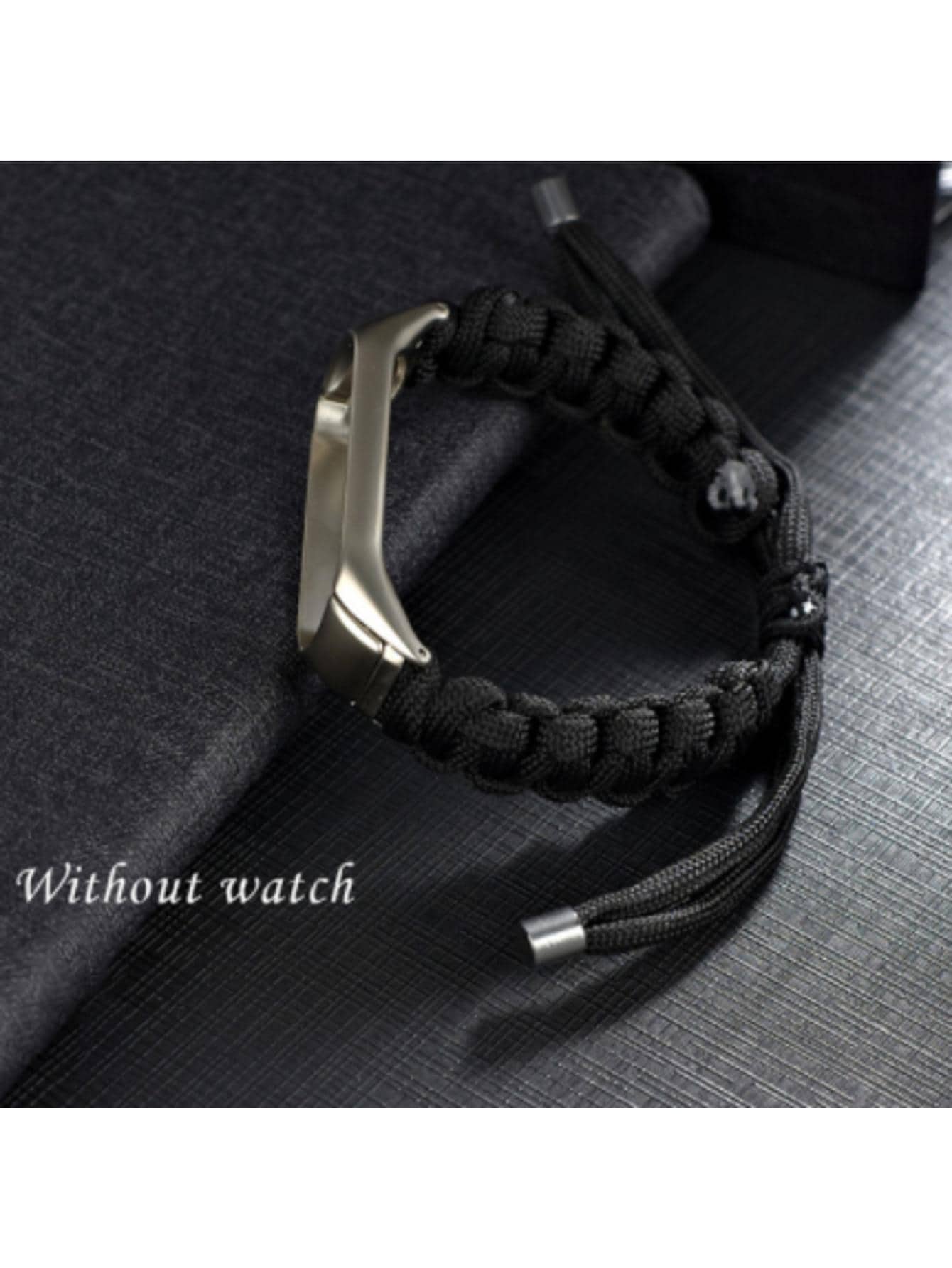 SMART WATCH MX Xiaom Mi Band 5.6 Metallic/Handmade Nylon Sports Strap