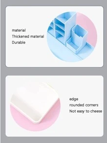 Desk Organizer Pens Markers Pencils Office Home - 藍色 - 查看 5