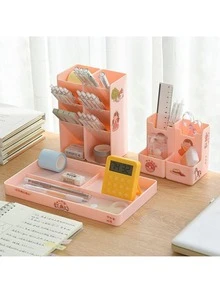 Desk Organizer Pens Markers Pencils Office Home - 白色 - 查看 3