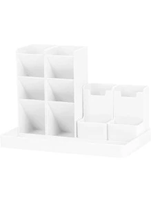 Desk Organizer Pens Markers Pencils Office Home - 白色 - 查看 2
