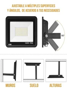 Ultra-Thin 100w High Power Outdoor Led Floodlight - White - View 4