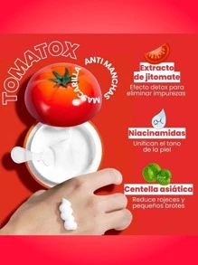 Anti-Stain Mask - Tomatox 🍅 - White - View 2