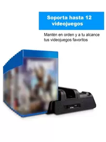 Base Enfriadora Para Ps4 Normal Pro Slim Carga 2 Controles - Negro - Ver 5