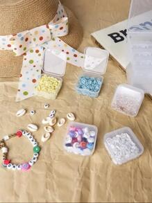 26pcs Clear Storage Box, Simple Stationery Storage Box For Home, Office - Clear - View 6