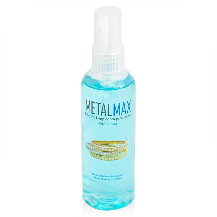 Solución Limpiadora de Plata Oro 100 ml Metal Max - Azul - Ver 1