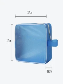 1pc Portable Waterproof High-capacity Hot Pink Swimming Bag - Hot Pink - View 3