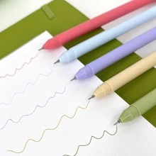 5入組混色凝膠創意多用途中性筆適用於學校 - 彩色 - 查看 4