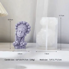 1入組圖形蠟燭模具