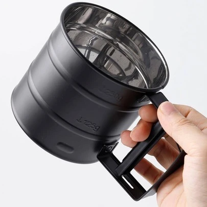 1入手提式不銹鋼面粉篩烘焙糖粉濾網工具,多種顏色可選